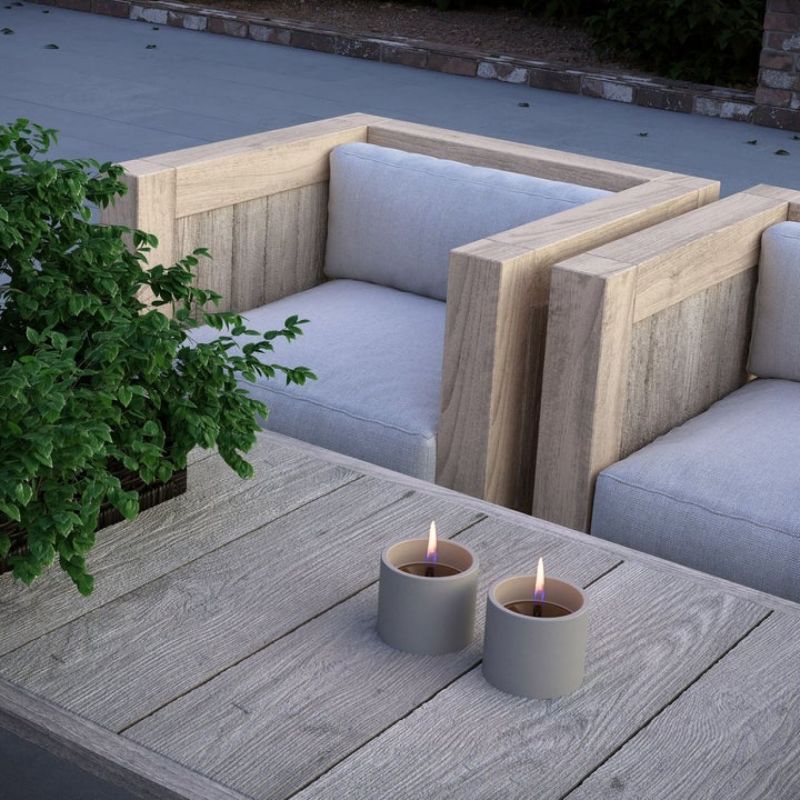 2x Breeze 8  Grey Tenderflame