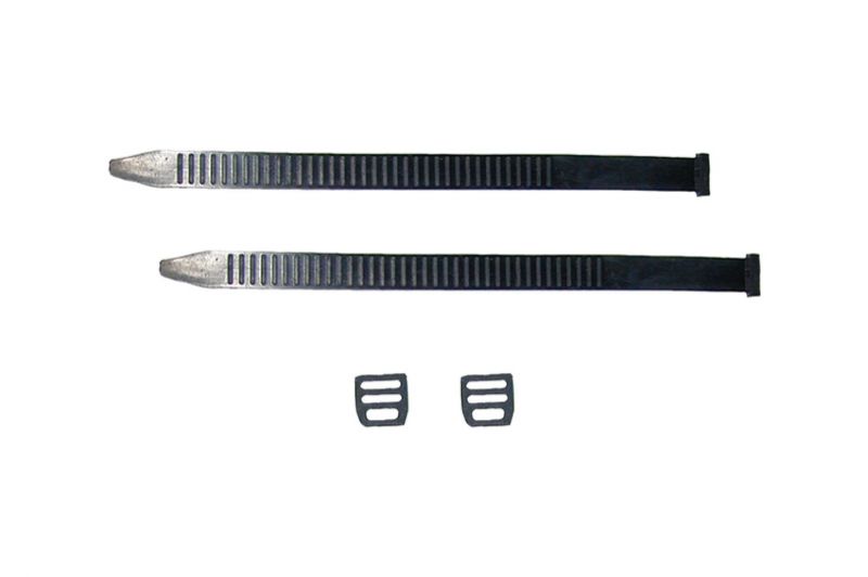 2x Rubbers Voor Spiegel 34cm + Gespen