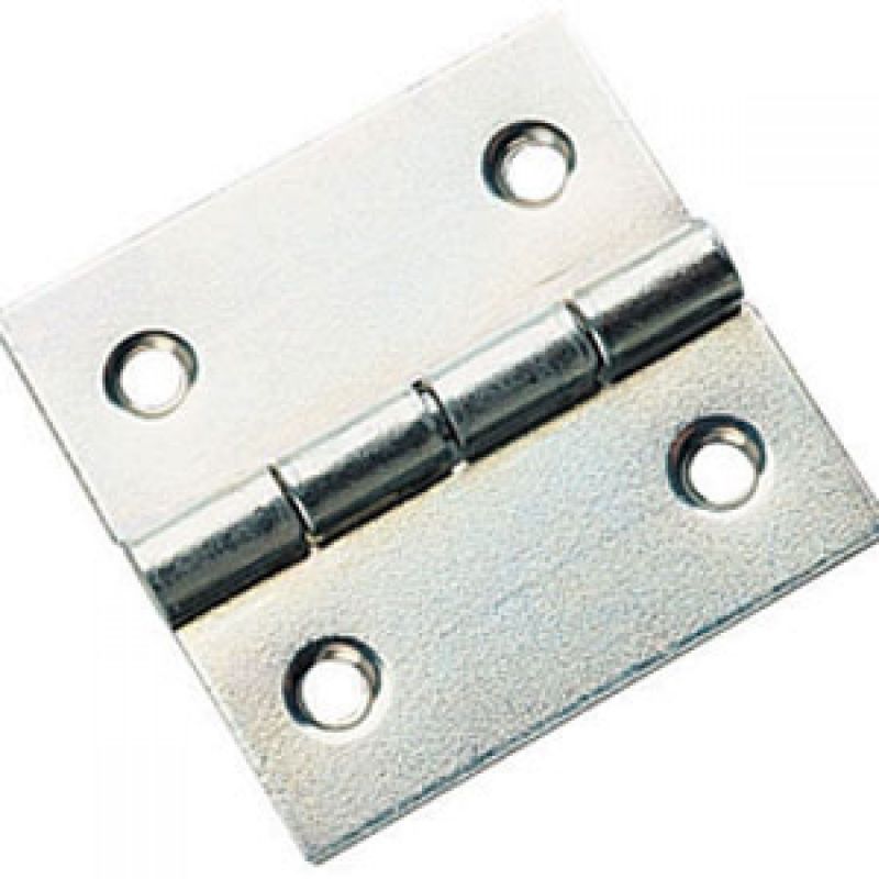 2x Charniere Acier 30x30x0.5