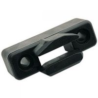 2x Schootplaat Zwart Hoog