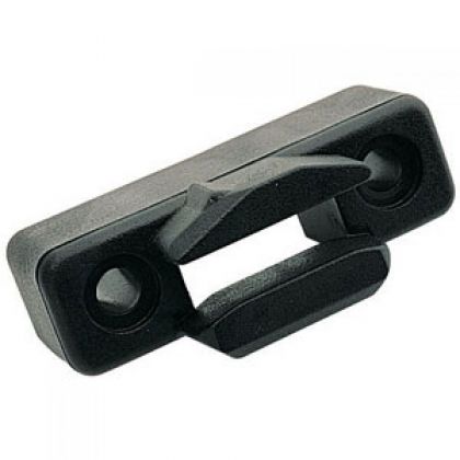 2x Schootplaat Zwart Hoog