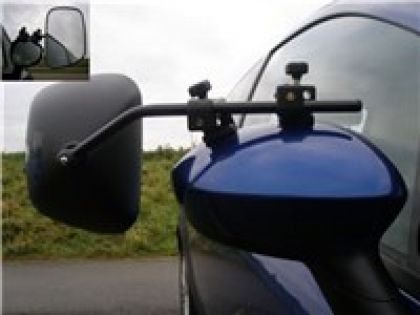 2x Spiegel Groot Aero Vlak Glas Milenco