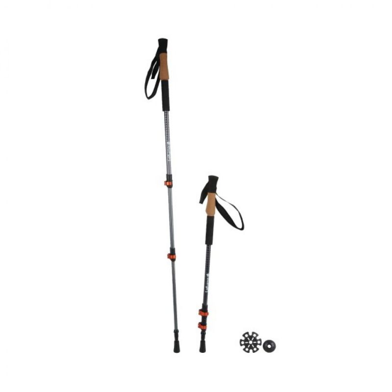 2x Wandelstok Altiplano Orange/black