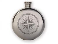 KIKKERLAND Kikkerland 3 Oz Found Flask Compass 
