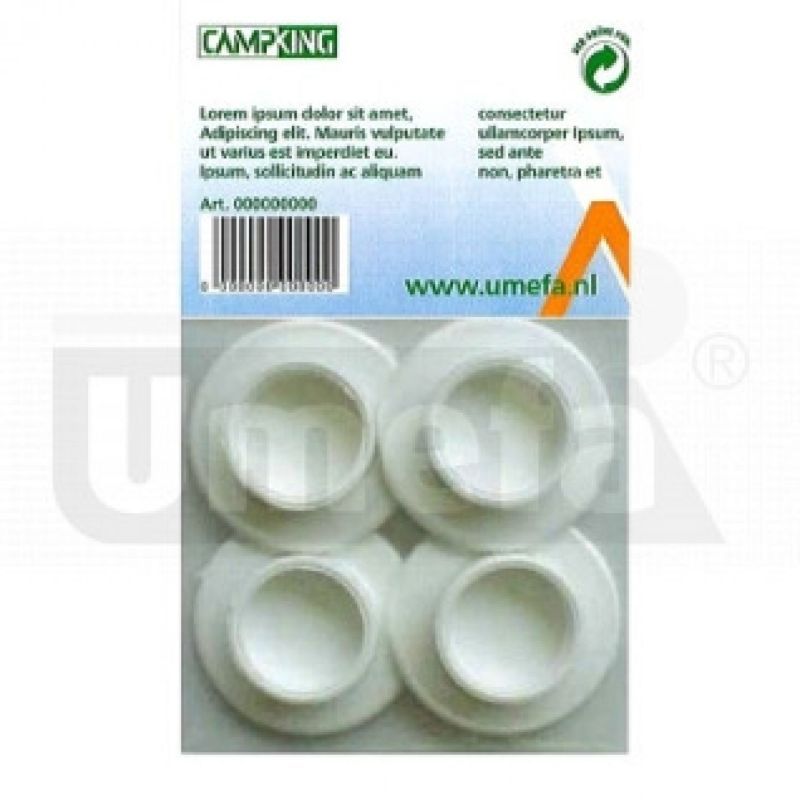 4 Base Pr Mat De Tente 28/48mm