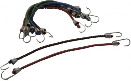 8x Elastieken + Haken 25cm