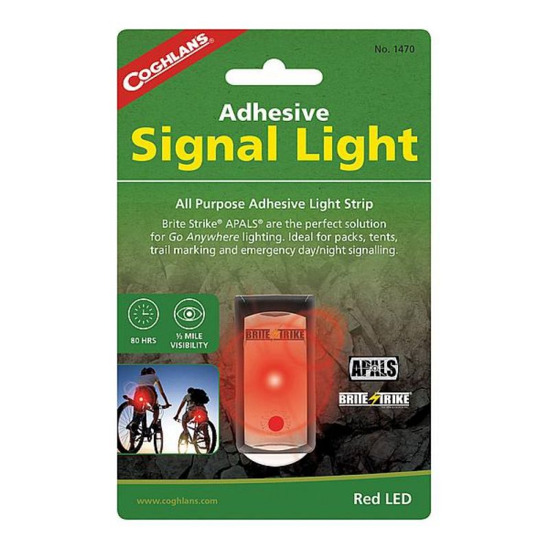Coghlans Adhesive Signal Light Red 