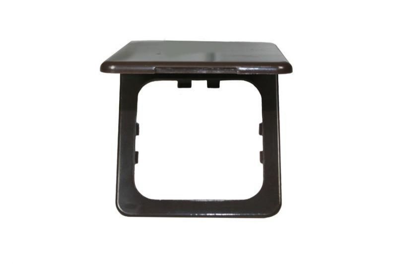 Cache-vis/couvercle Simple Brun