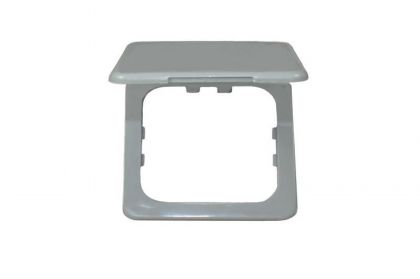 Afdekraam Met Deksel Enkel Grijs