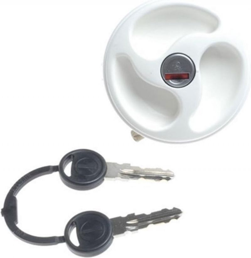 Bouchon Avec Serrure Blanc