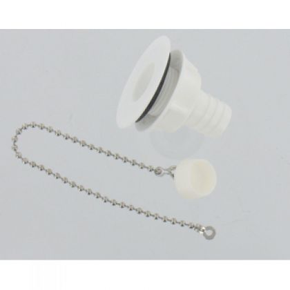 Afvoerplug Recht 25mm/20mm