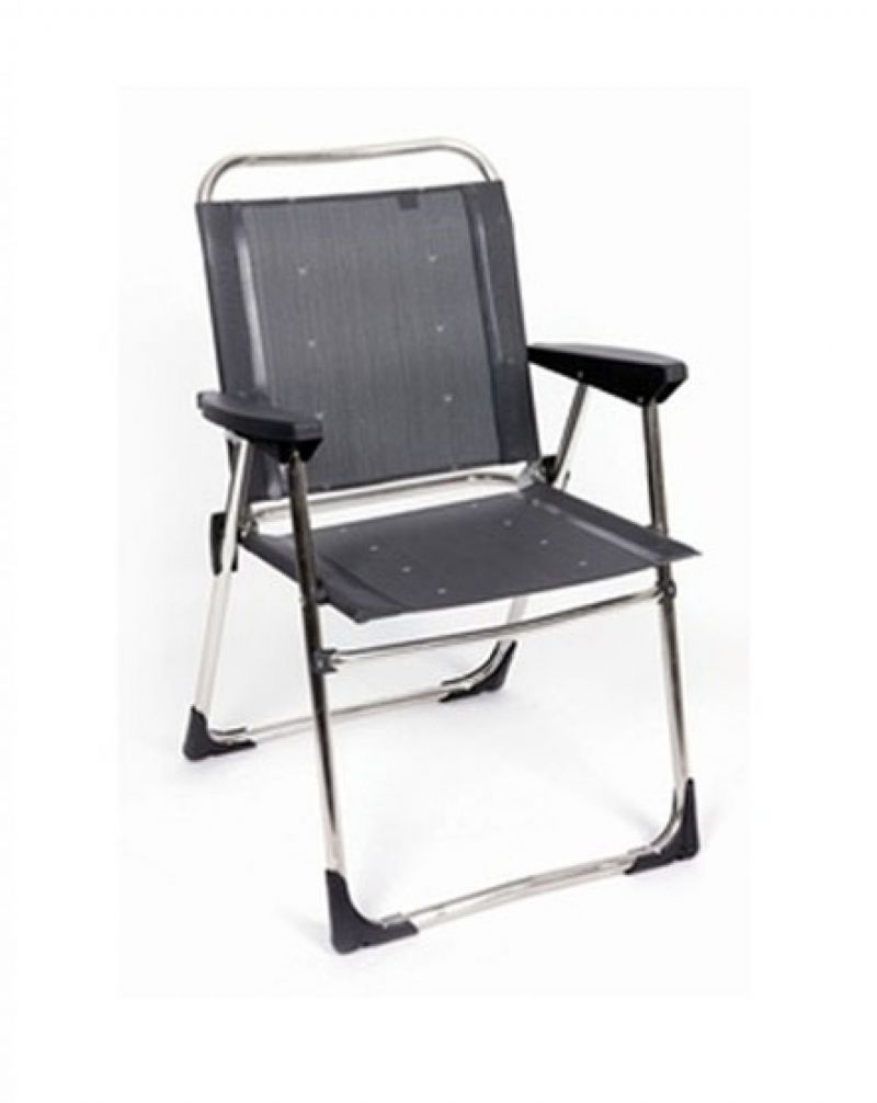 Alu Stoel Al 219 40 Donkergrijs Crespo