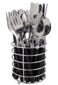 Bestekset 24- Delig Zwart