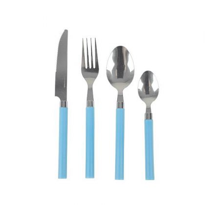 Bestekset Blauw 4delig In Box