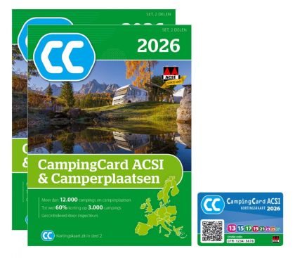 Campingcard & Camperplaatsen 2026 Acsi