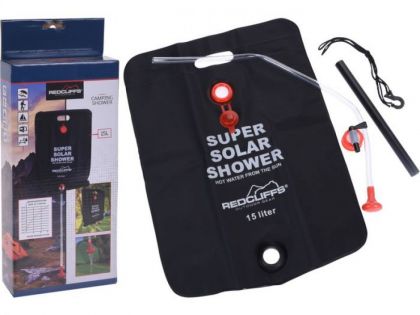 Campingdouche 15l Zwart