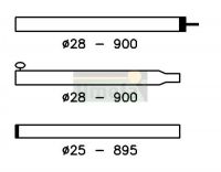 Mat De Tente Auvent Alu 28mm 170-260cm