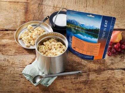 Cheese Noodles With Fried Onions