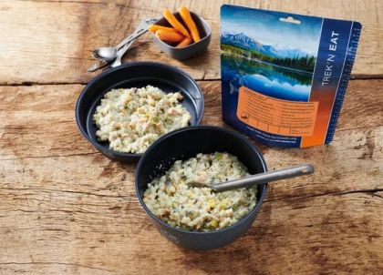 Chicken With Creamy Vegetables And Rice