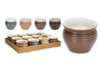 Citronella Kaars Keramic Ass