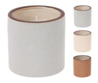 Bougie En Verre Citronella Terracotta