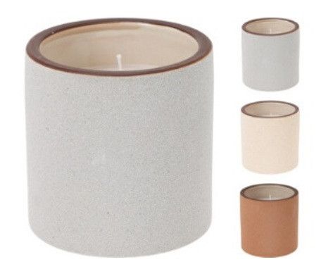 Bougie En Verre Citronella Terracotta