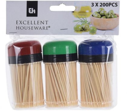 Cocktailprikkers 3x 200st