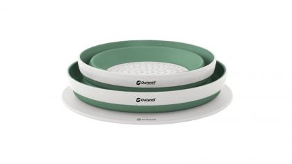 Collaps Bowl&colander Shadow Green
