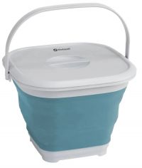 Collaps Bucket Square W/lid Blue