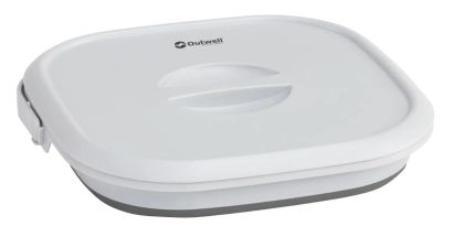 Collaps Bucket Square W/lid Grey