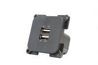 Contactdoos Dubbel Usb 3.1a 12v Antra