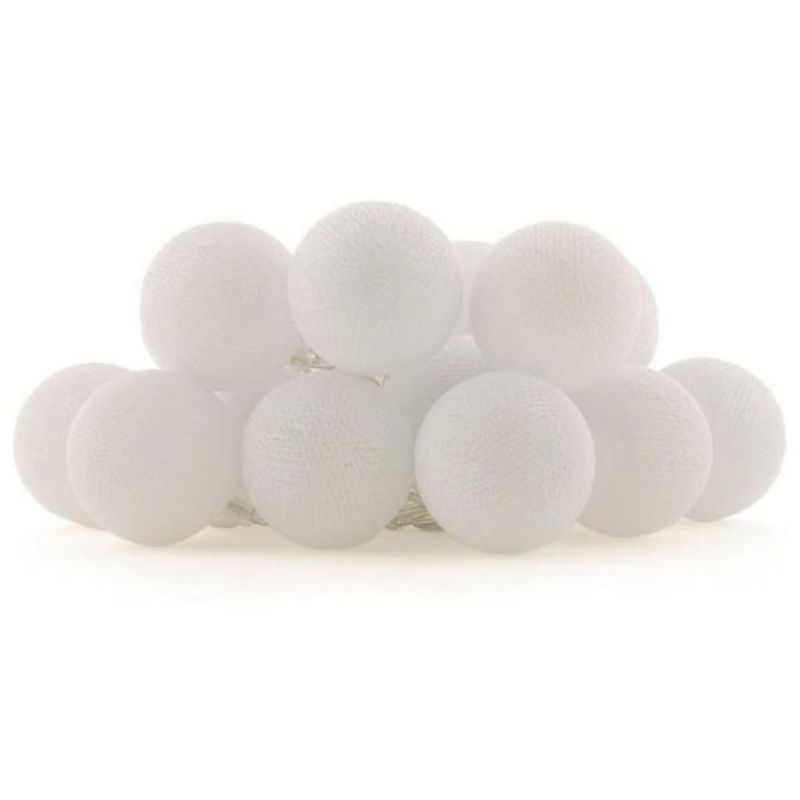 Cotton Ball Glamping White 20 Ext