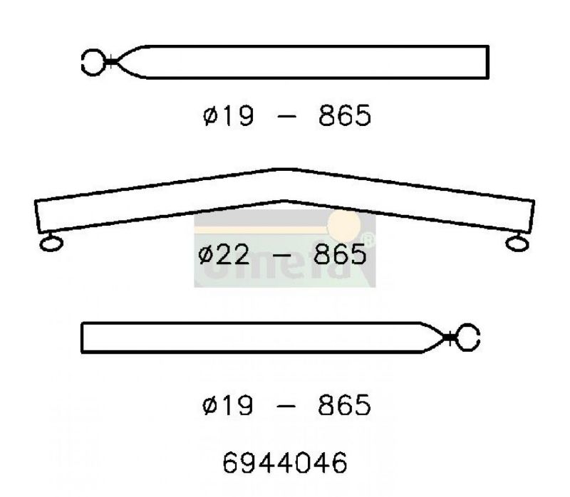 Solive Dauvent 22mm 170-250cm