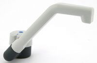 De Luxe Kraan Grote Knop Grijs