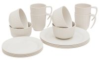 Delish Dinner Set 4 Person Sandstone