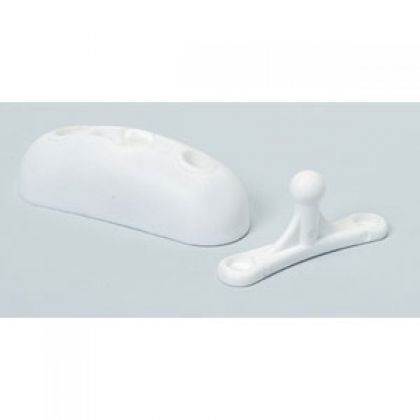 Deurvanger Met Bol Wit