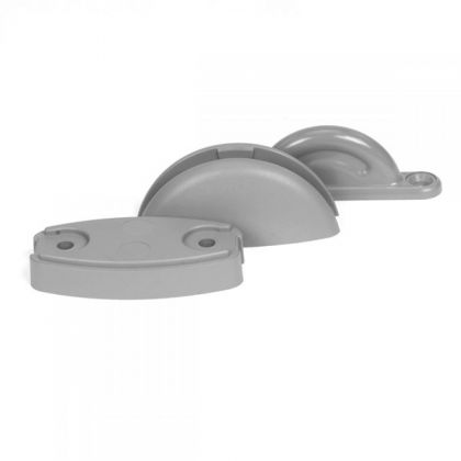 Deurvanger Plopp Grijs Incl Verhoogplaat