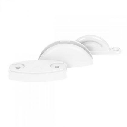 Deurvanger Plopp Wit Incl Verhoogplaat