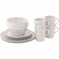 Dinner Set 4persons Dahlia Easy Camp
