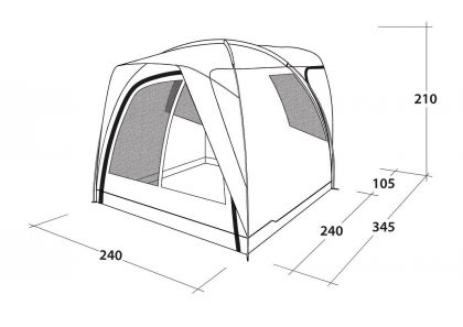 Outwell Driveaway Awning Beachcrest 