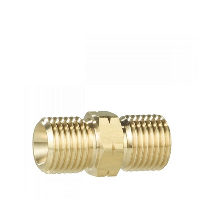 Dubbele Nippel 1/4 Links