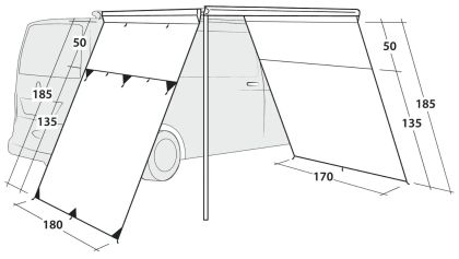 Fallcrest Side Panel Set Outwell