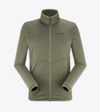 Fleece Grid F-zip L Men Kale Green