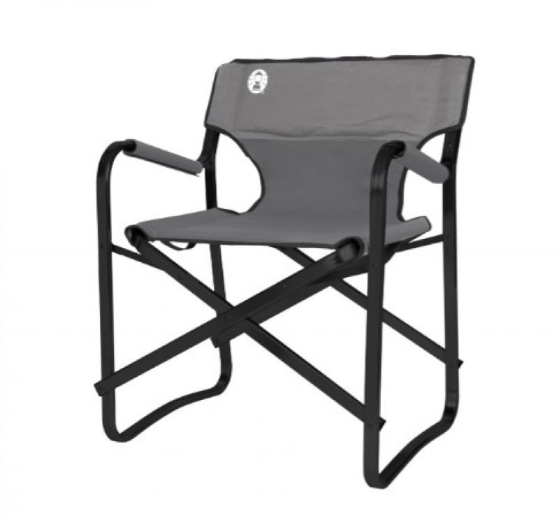 Furn Deck Chair Steel Black