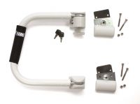 Handvat 31cm Met Slot Wit