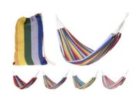 Hangmat 200x100cm Gestreept Ass