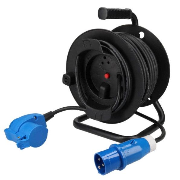 Enrouleur 25m 3x1,5 Cee Prise Coudee