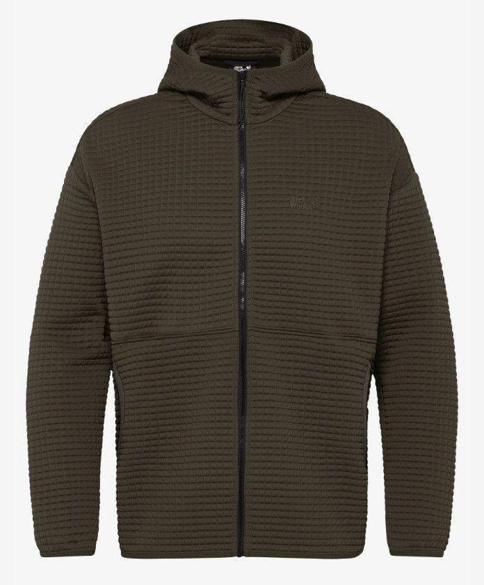 Hooded Fleece Mogari M Men Obs Moss