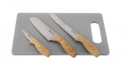 Knife Set W/cutting Board Outwell