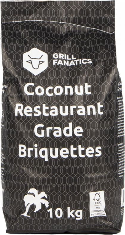Kokosnootbriketten 10kg Grill Fanatics